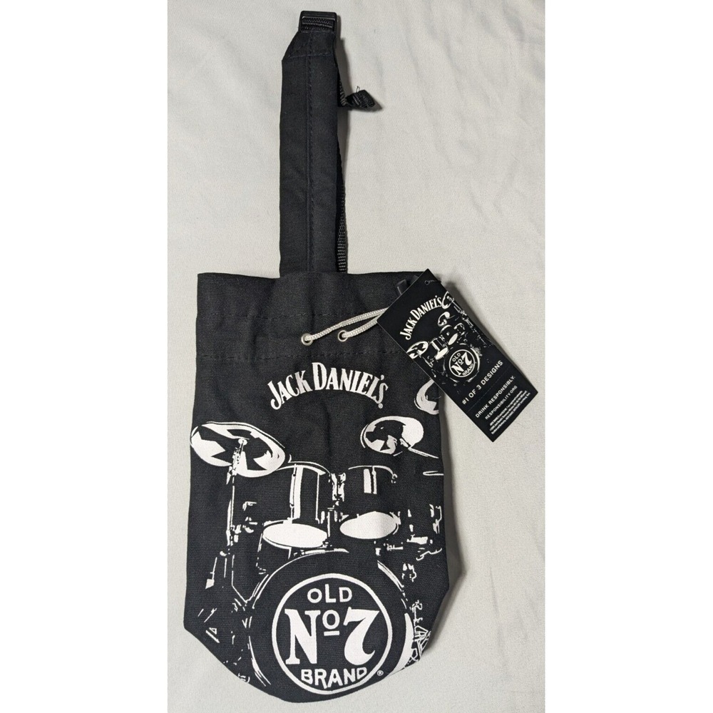 JACK DANIEL'S In A Music Series CINCH SACK # 1 0f 3 Drums Designs NEW